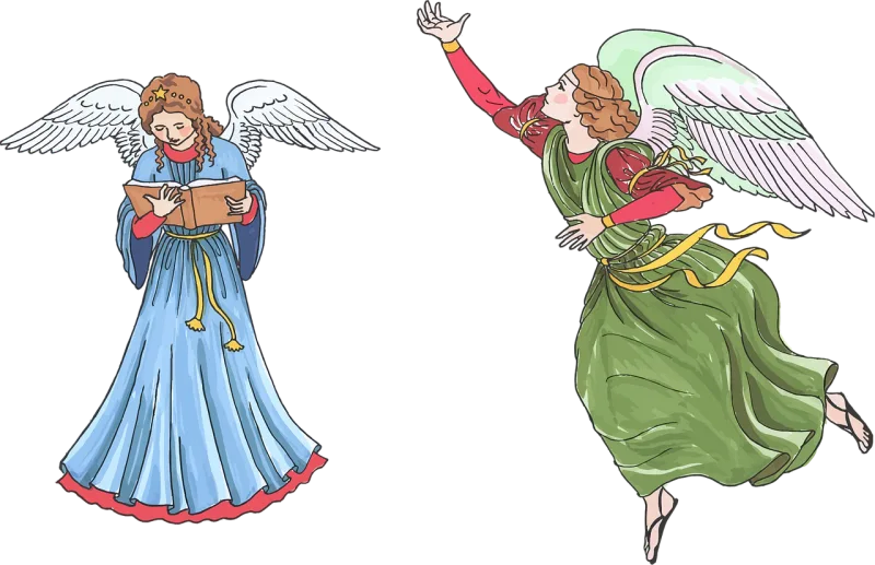 Angels Divine Female Stickdatei – Weihnachten
