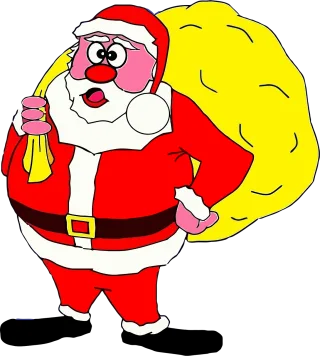 Cartoon Christmas Comic Stickdatei – Weihnachten