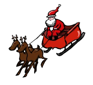 Christmas Comic characters Father Stickdatei