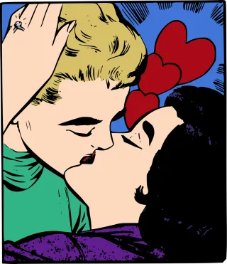 Boy Couple Female Stickdatei