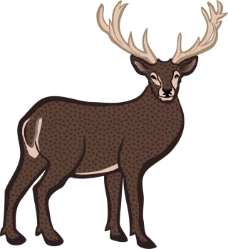 Animal Deer Nature Stickdatei