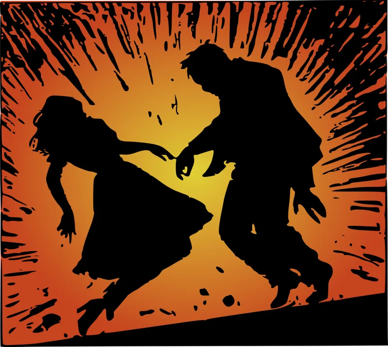 Blast Couple Explosion Stickdatei – Herzen & Liebe