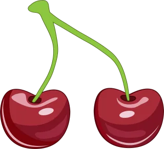 Cherry Eat Edible Stickdatei