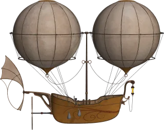 Air ship Dirigible Flying Stickdatei