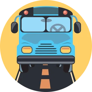 Bus Drive Icon Stickdatei – Fahrzeuge