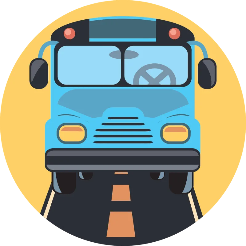 Bus Drive Icon Stickdatei – Fahrzeuge