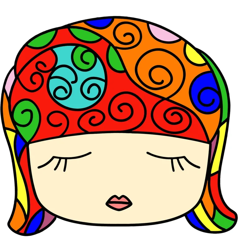 Head Female Head band Stickdatei – Musik