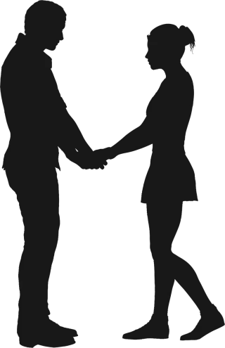 Boy Couple Female Stickdatei – Herzen & Liebe