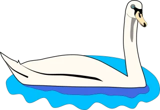 Swan Bird Waterfowl Stickdatei