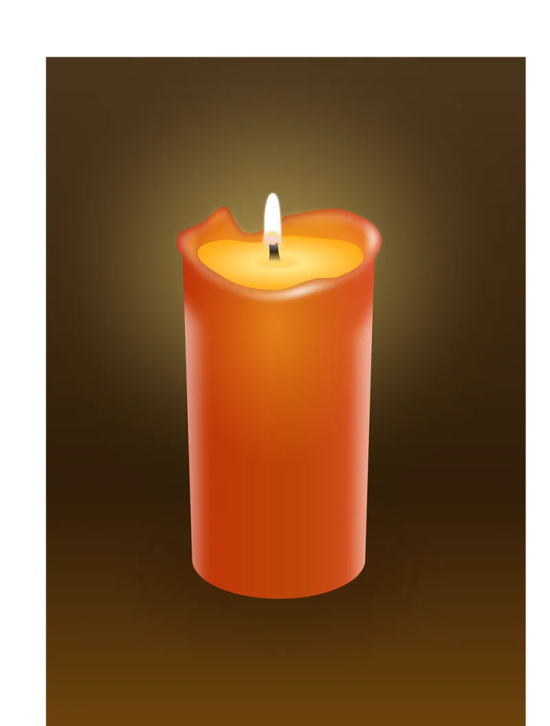 Candle Fire Light Stickdatei – Weihnachten