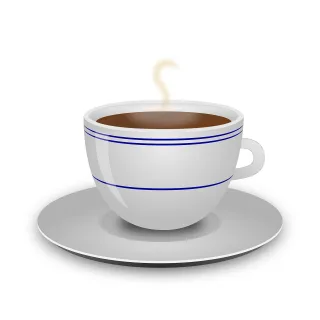 Coffee Crockery Cup Stickdatei