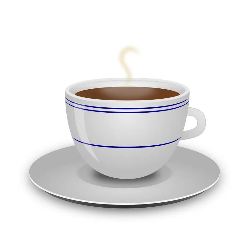 Coffee Crockery Cup Stickdatei – Essen & Trinken