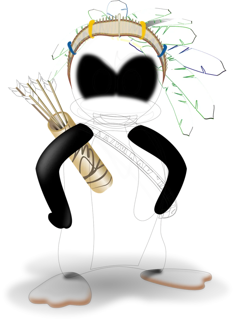 Penguin Anthropomorphized Nature Stickdatei – Tiere