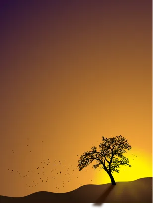 Autumn Fall Landscape Stickdatei