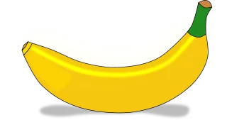 Banana Eat Edible Stickdatei
