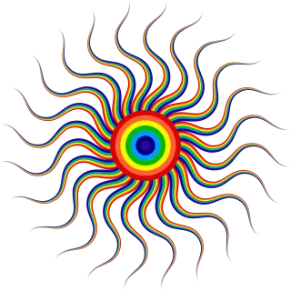 Abstract Art Nature Stickdatei