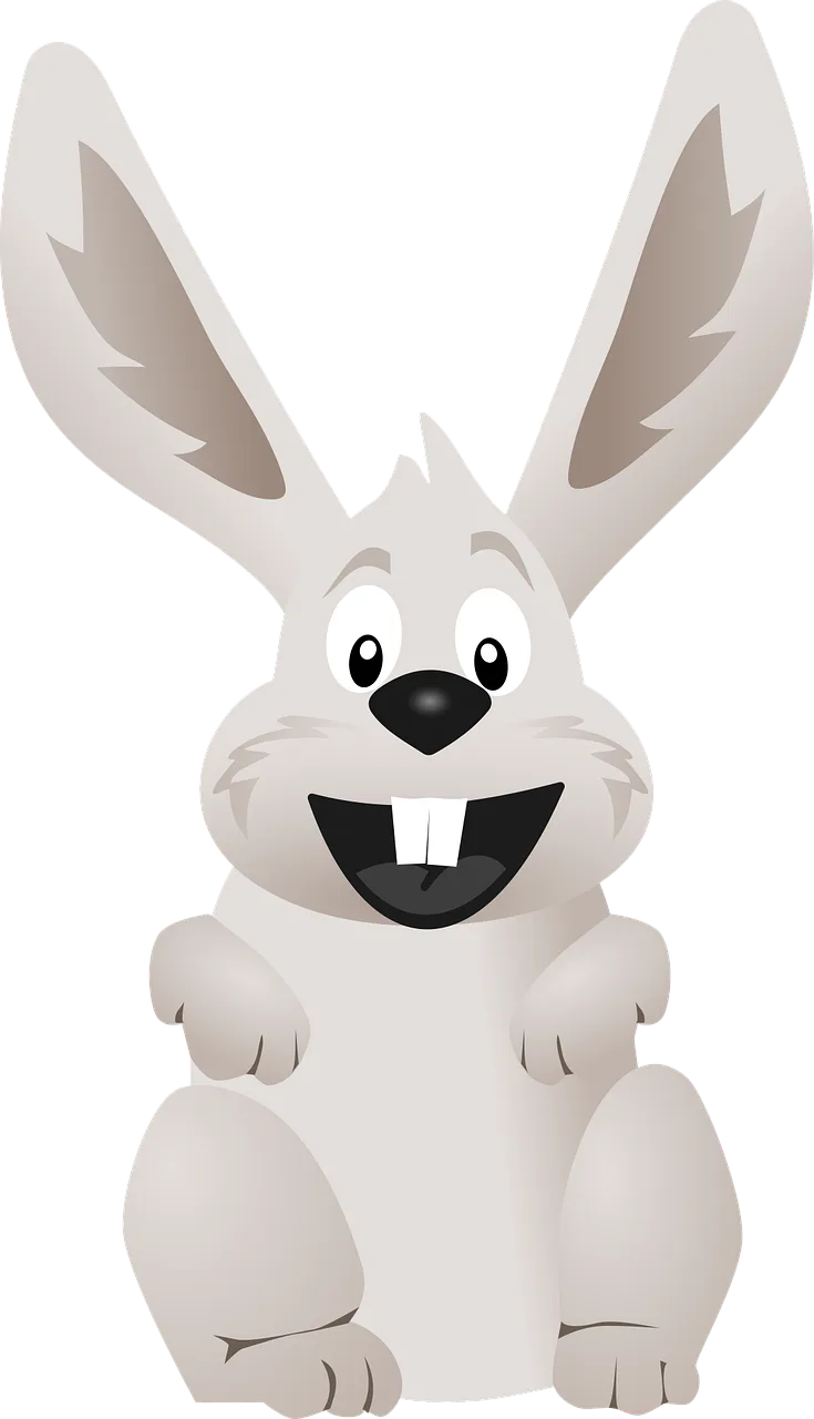 Anthropomorphized animals Bunny Cartoon Stickdatei – Tiere