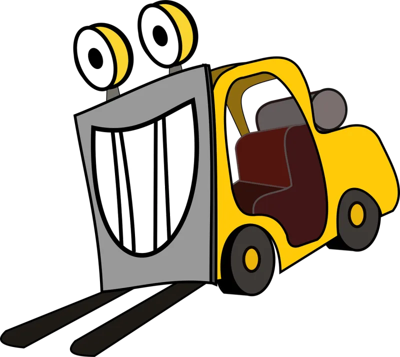 Forklift Lift truck Truck Stickdatei – Fahrzeuge