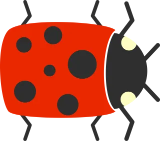 Bug Cute Flat Stickdatei