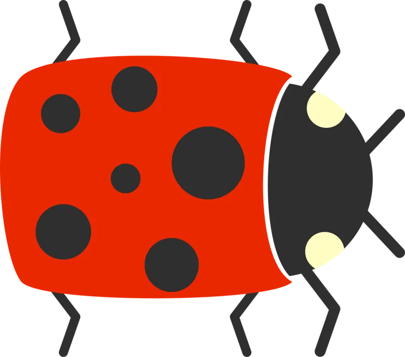 Bug Cute Flat Stickdatei – Tiere