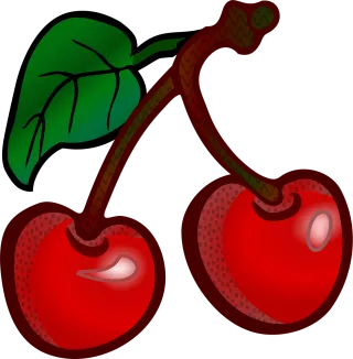 Cherries Cherry Food Stickdatei