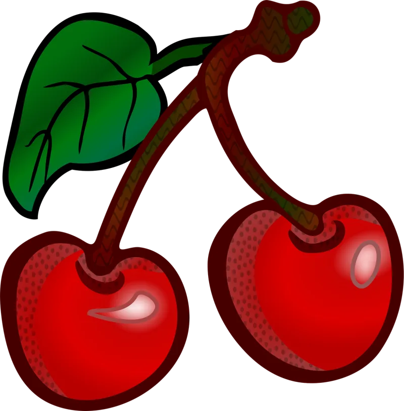 Cherries Cherry Food Stickdatei – Essen & Trinken
