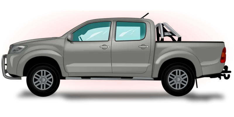 Pickup truck Car Pickup Stickdatei – Fahrzeuge