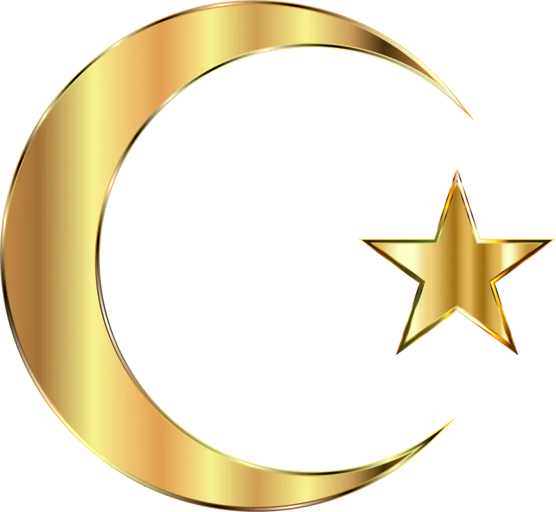 Crescent Moon Star Stickdatei – Natur