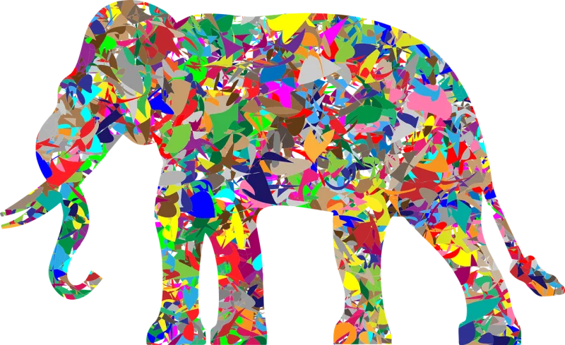 Elephant Pachyderm Animal Stickdatei – Tiere