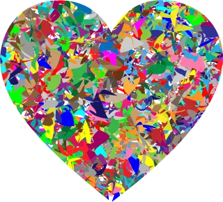 Colorful Prismatic Chromatic Stickdatei – Herzen & Liebe
