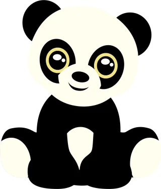 Panda Bear Teddy bear Stickdatei