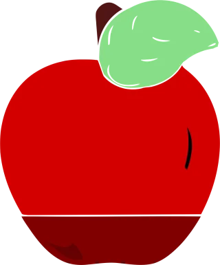 Apple Red Fruit Stickdatei