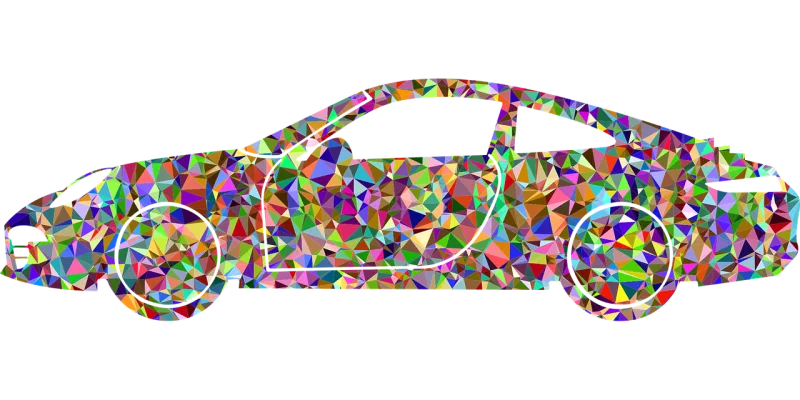 Colorful Prismatic Chromatic Stickdatei – Fahrzeuge