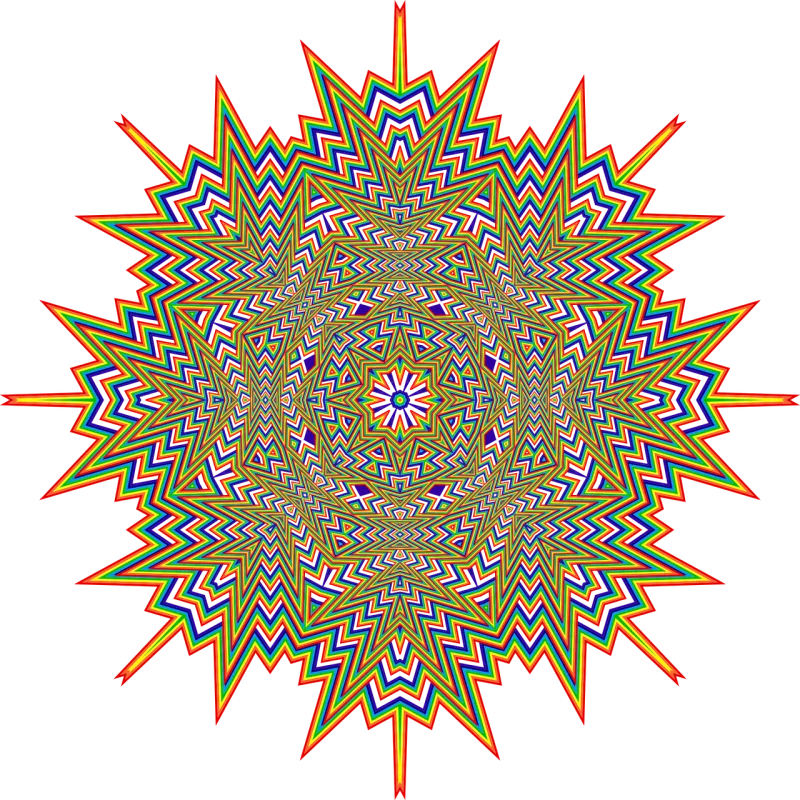 Colorful Prismatic Chromatic Stickdatei – Kinder