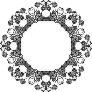 Rose Floral Flower wallpaper Stickdatei