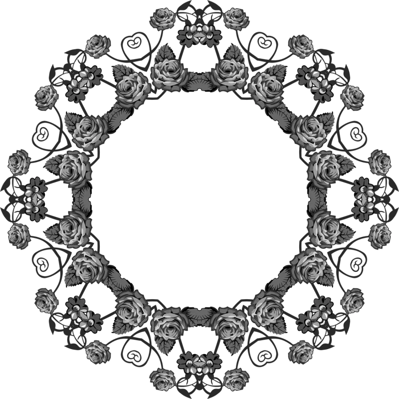 Rose Floral Flower wallpaper Stickdatei – Blumen