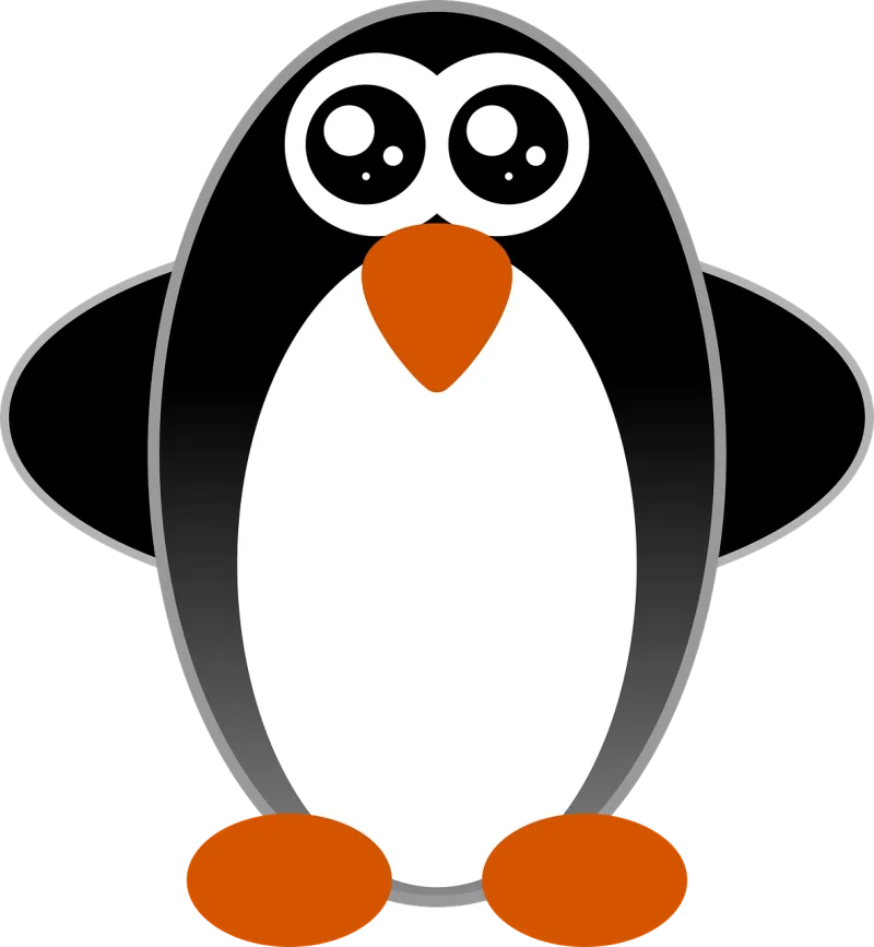 Penguin Cartoon Black and white Stickdatei – Tiere