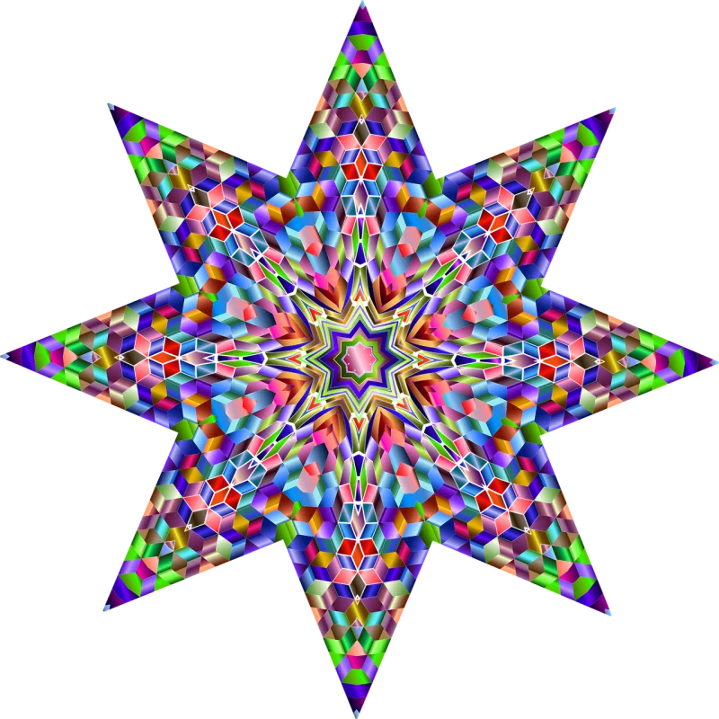 Colorful Prismatic Chromatic Stickdatei – Natur