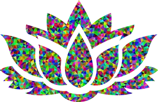 Flower Floral Lotus Stickdatei