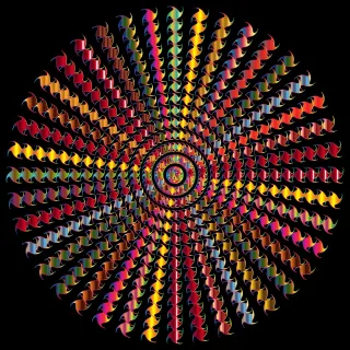 Colorful Prismatic Chromatic Stickdatei