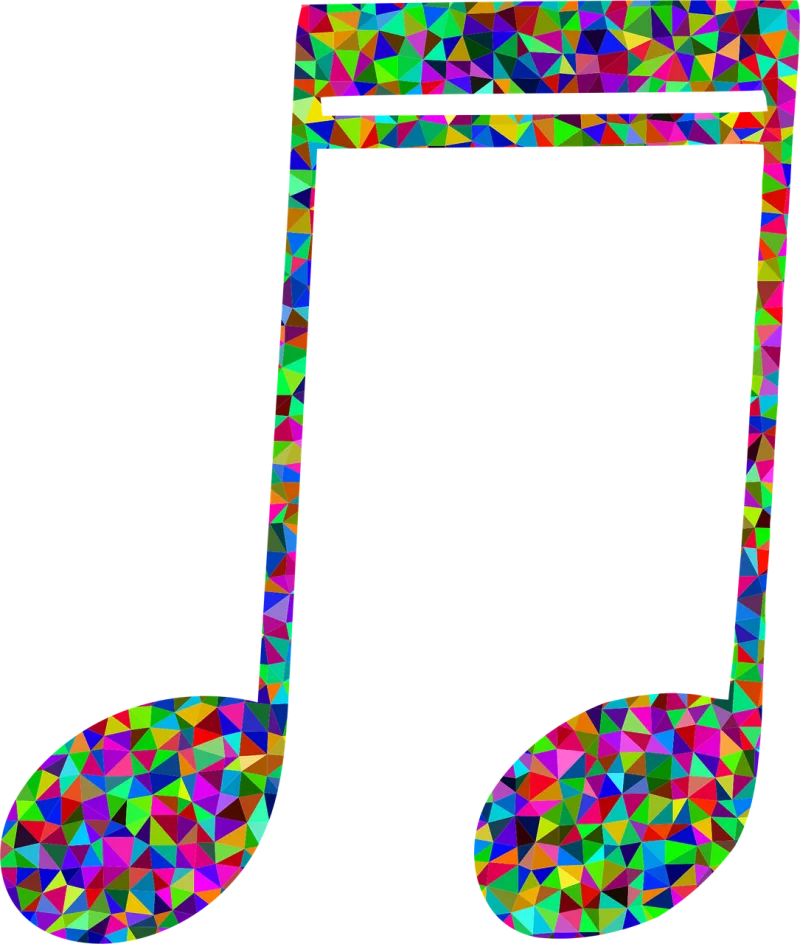 Colorful Prismatic Chromatic Stickdatei – Musik