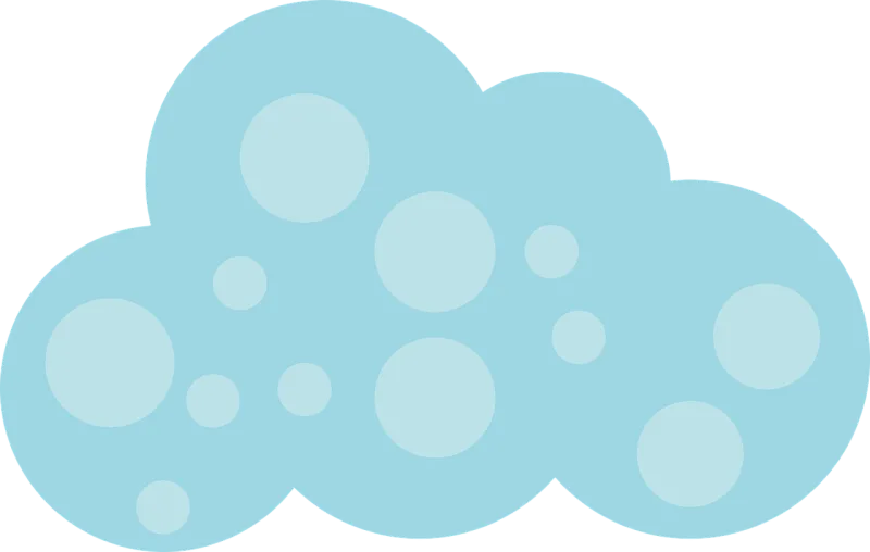 Cloud Nature Blue Stickdatei – Natur