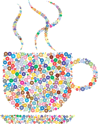 Coffee Cup Nature Stickdatei