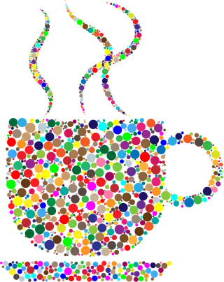 Coffee Cup Steam Stickdatei – Essen & Trinken