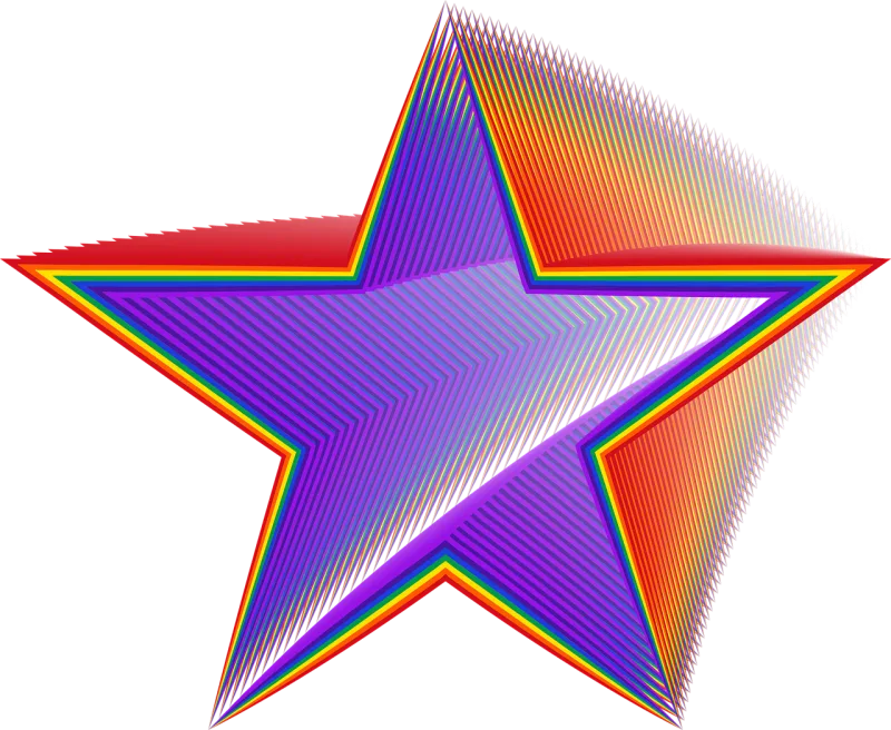 Colorful Prismatic Chromatic Stickdatei – Natur