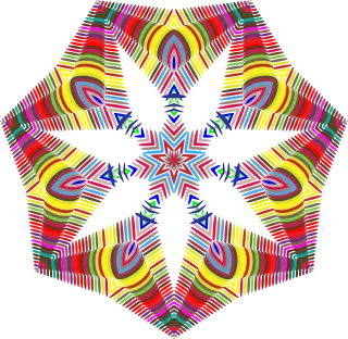 Colorful Chromatic Psychedelic Stickdatei
