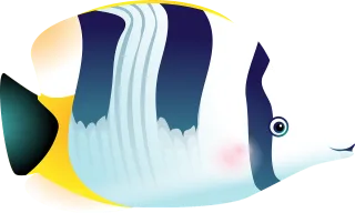 Fish Tropical fish Nature Stickdatei