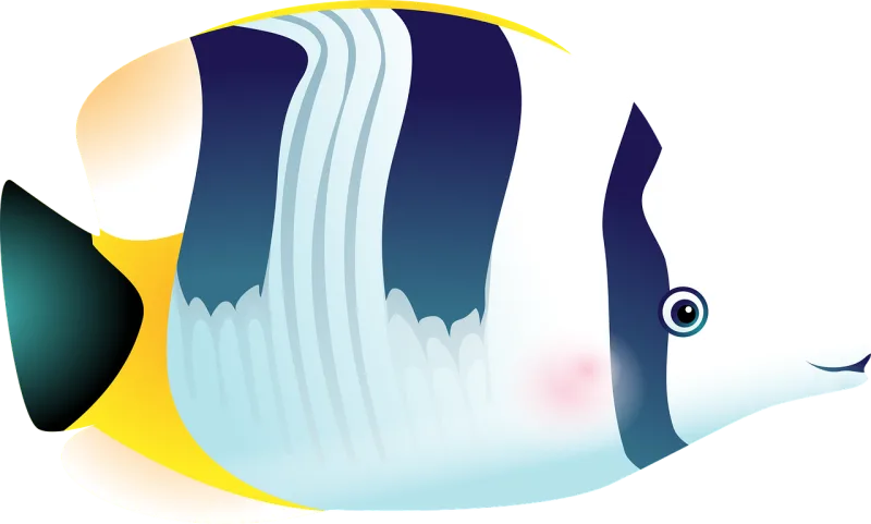 Fish Tropical fish Nature Stickdatei – Tiere