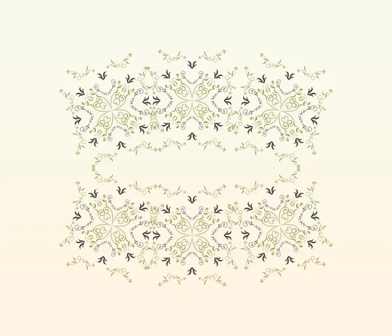 Flourish Ornament Decorative Stickdatei – Weihnachten