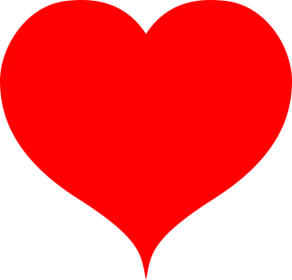 Heart Shape Red Stickdatei